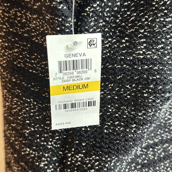 NWT - Maison Jules - Peter Pan Collar Black Dress - Tweed-like material - M - Picture 6 of 13